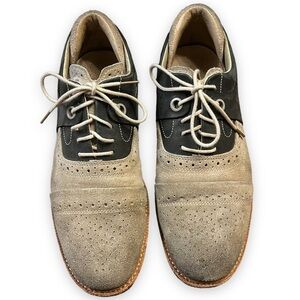 Tsubo Wexler II Oxfords Gray Blue mens 10.5